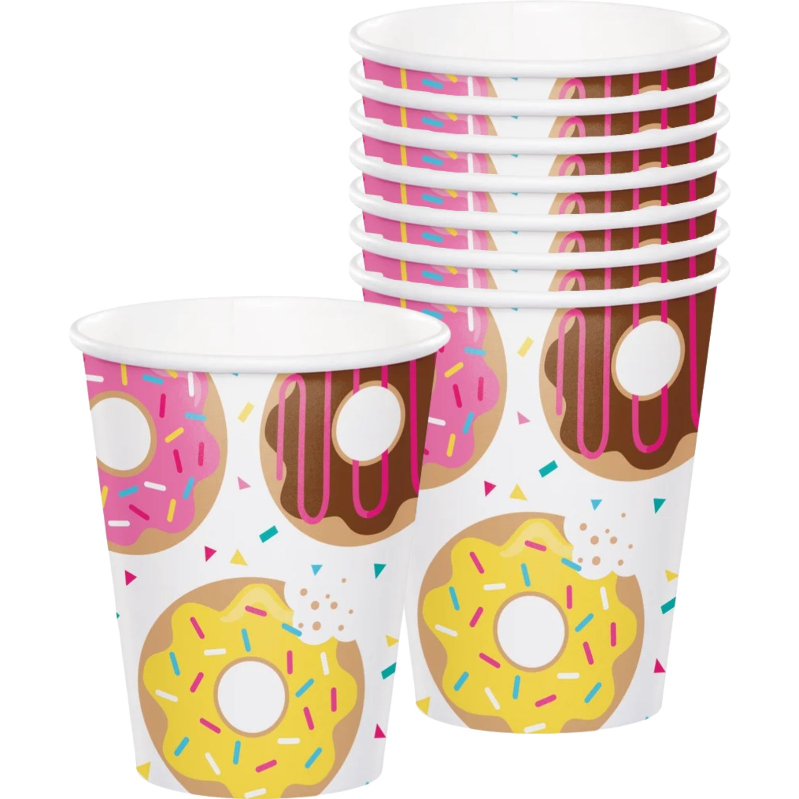 Donut Time Paper Cups (Pack of 8)