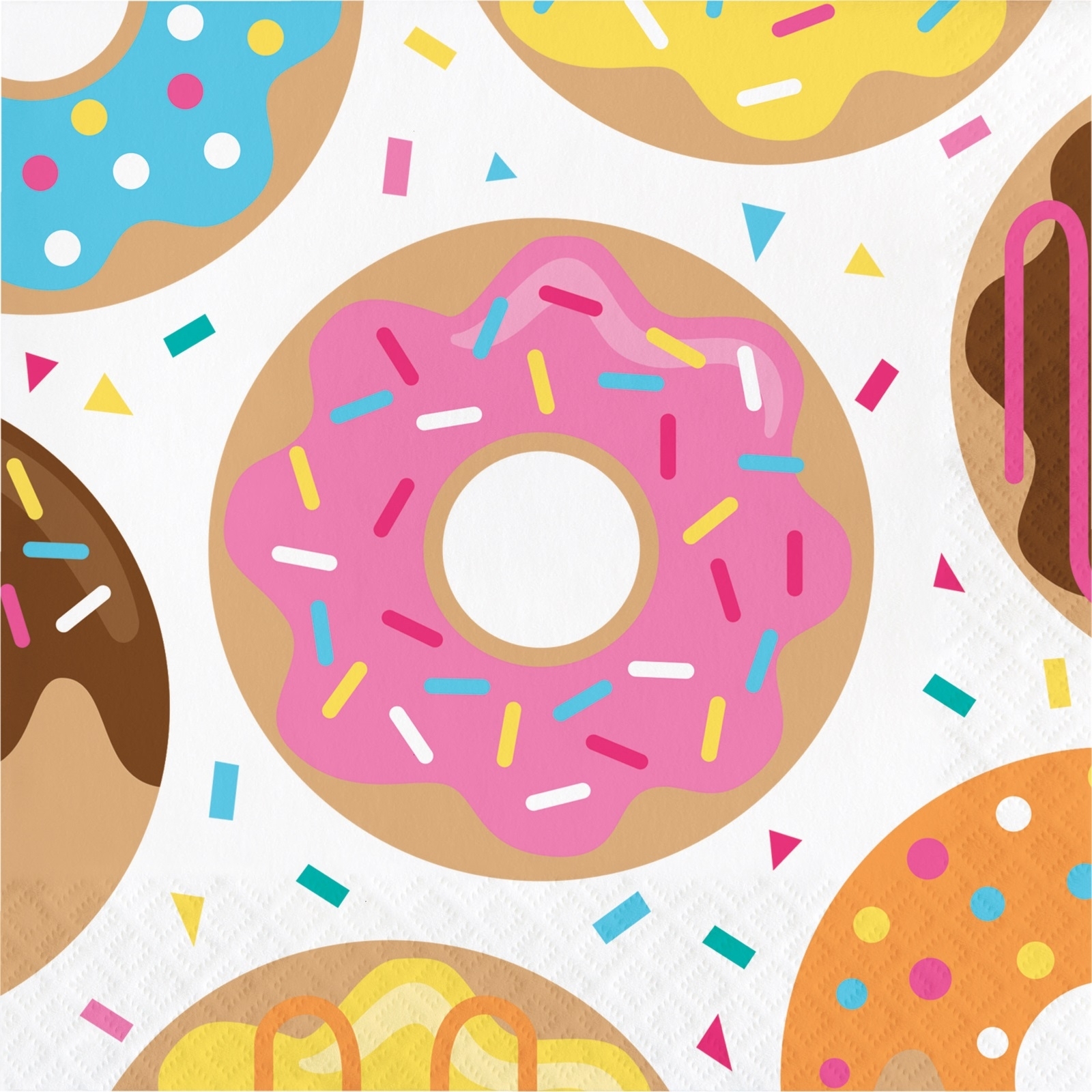 Donut Time Large Napkins / Serviettes (Pack of 16)