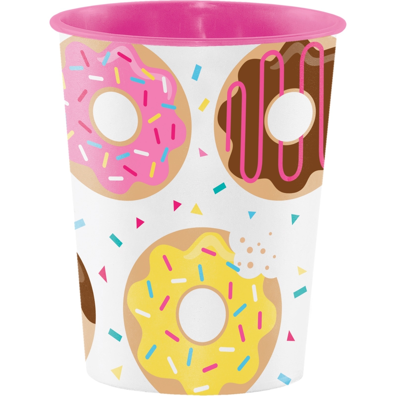 Donut Time Large Plastic Cup