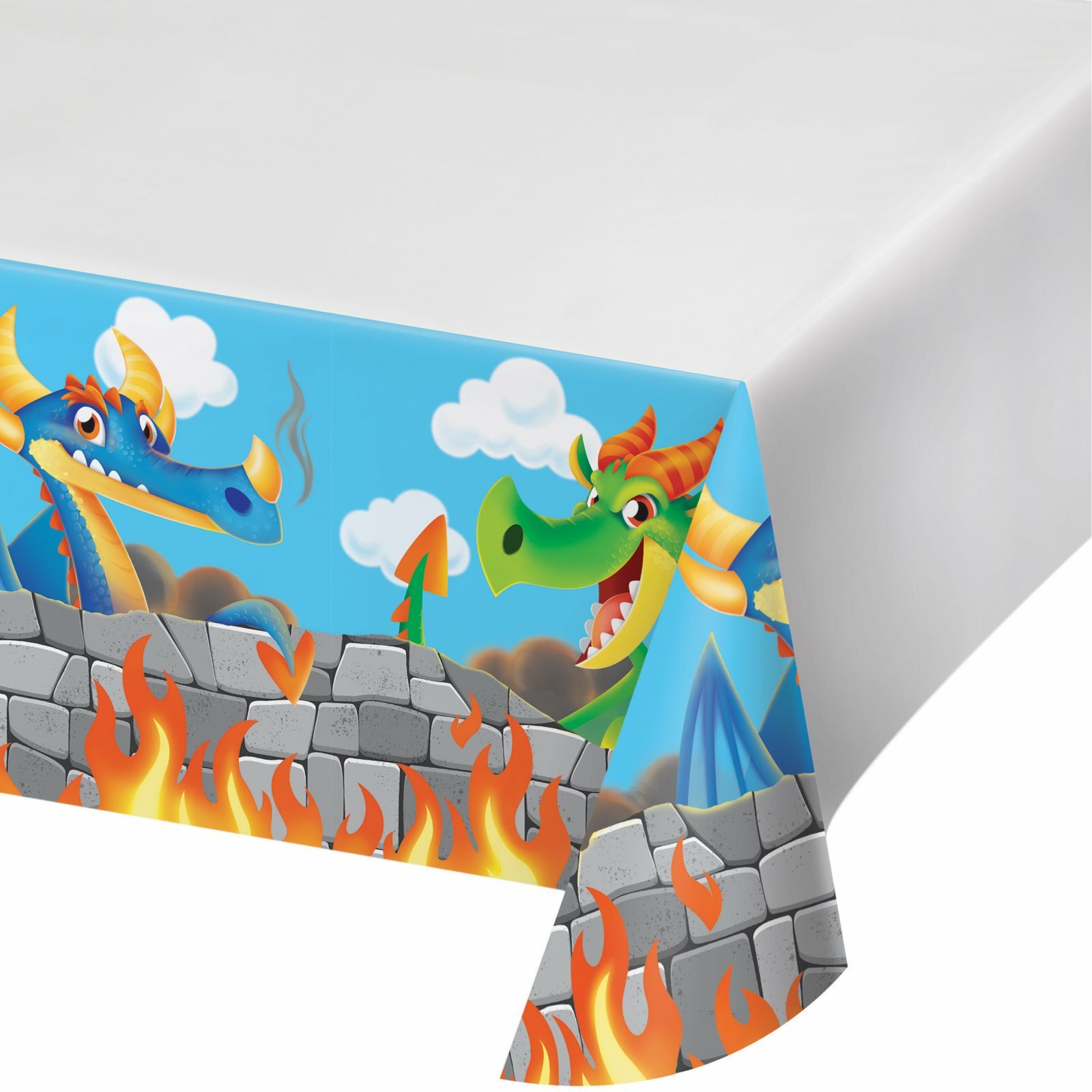 Dragons Plastic Tablecloth