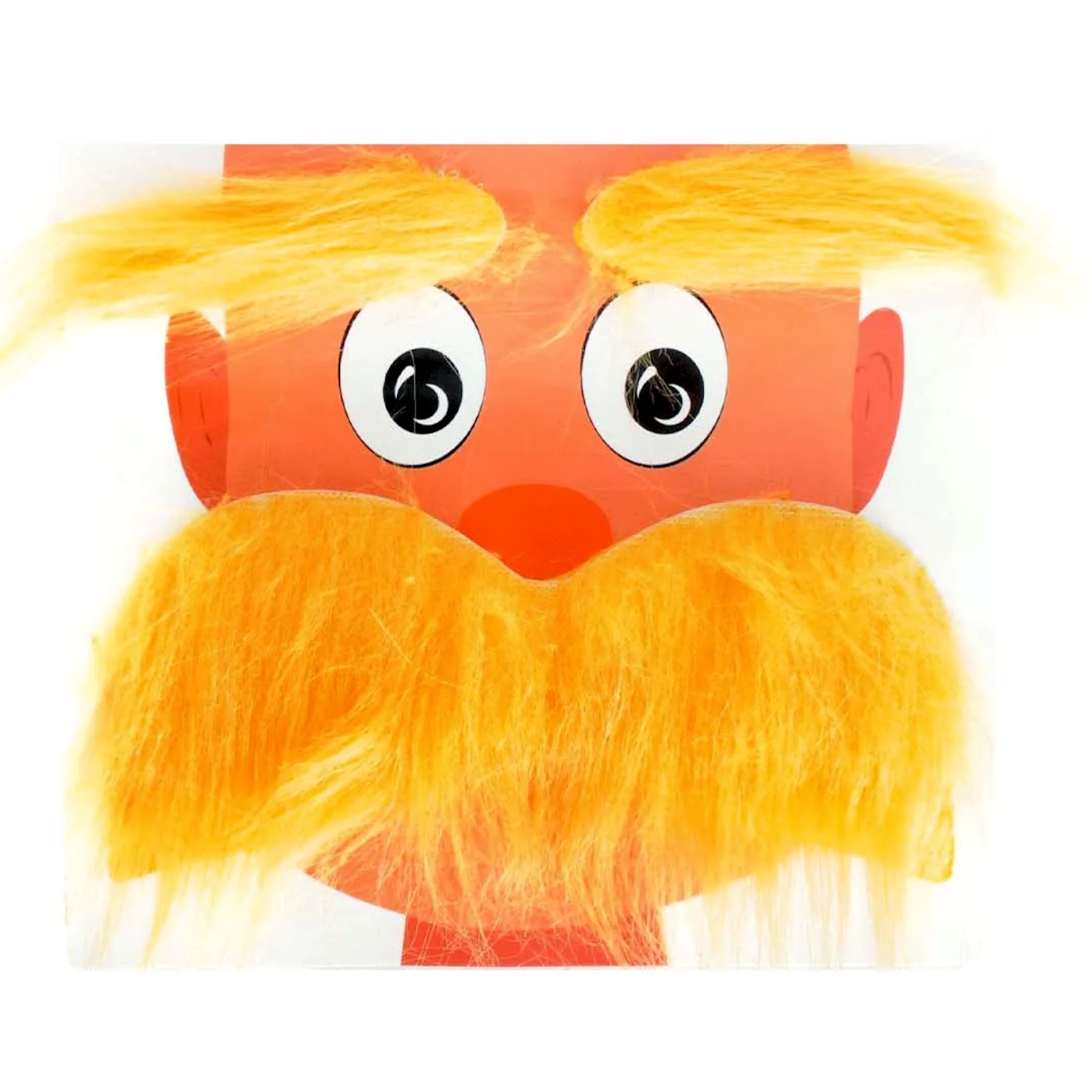 Yellow Facial Hair Set 