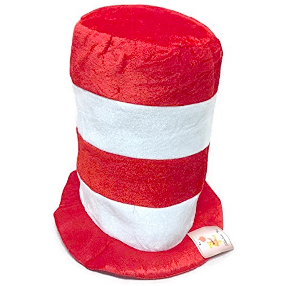 Red and White Striped Top Hat