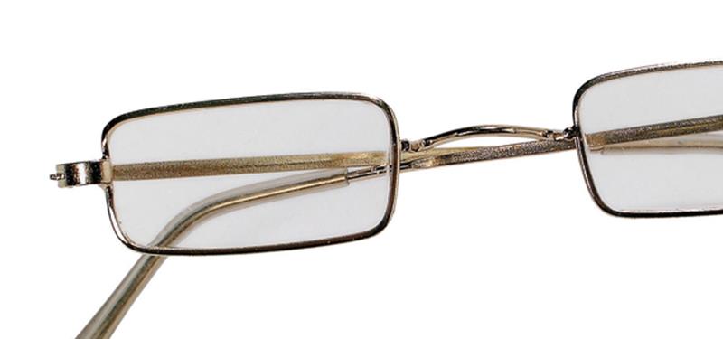 Square Gold Santa Adult Glasses