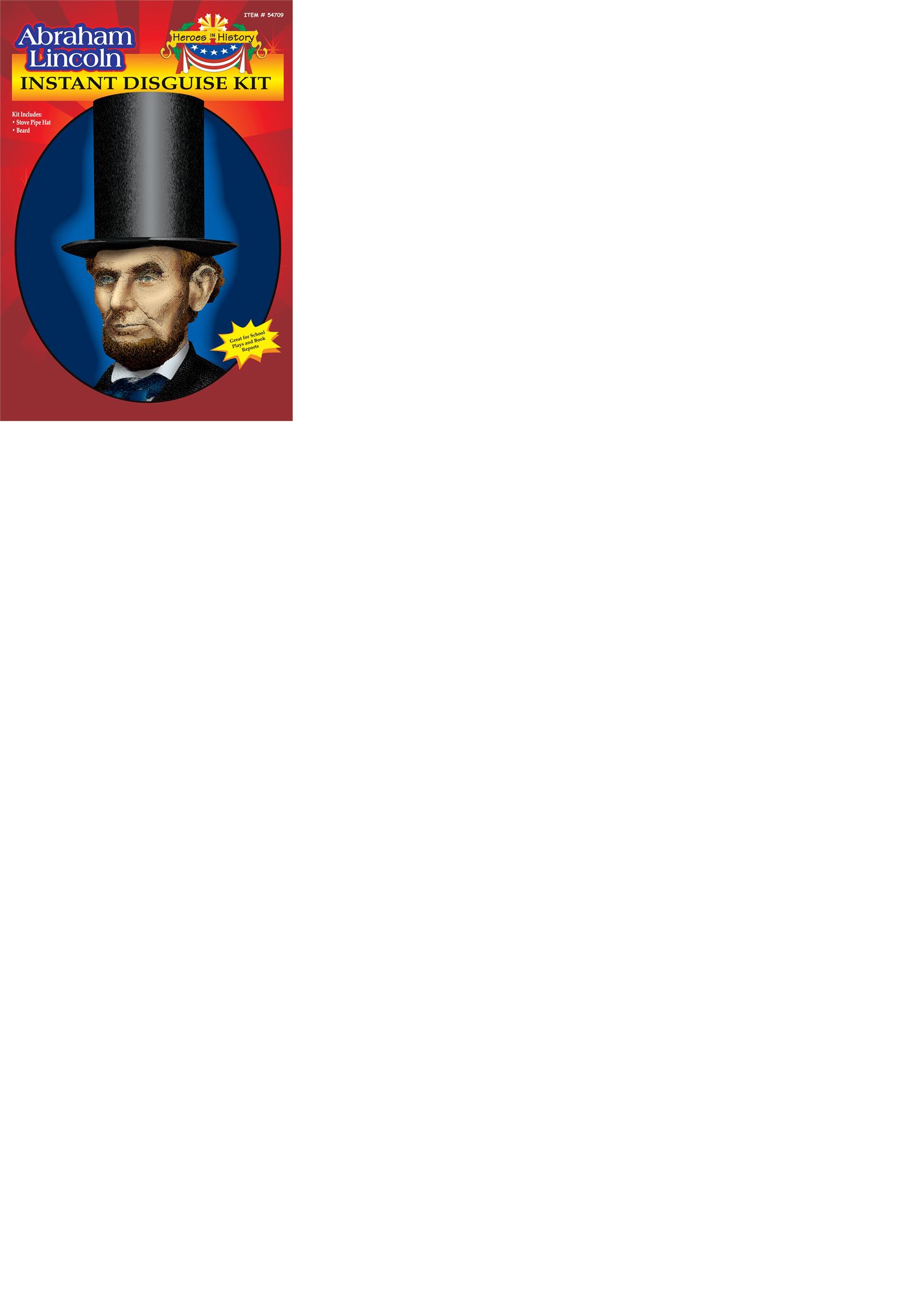 Heroes in History US President Abraham Lincoln Costume Accessory Kit