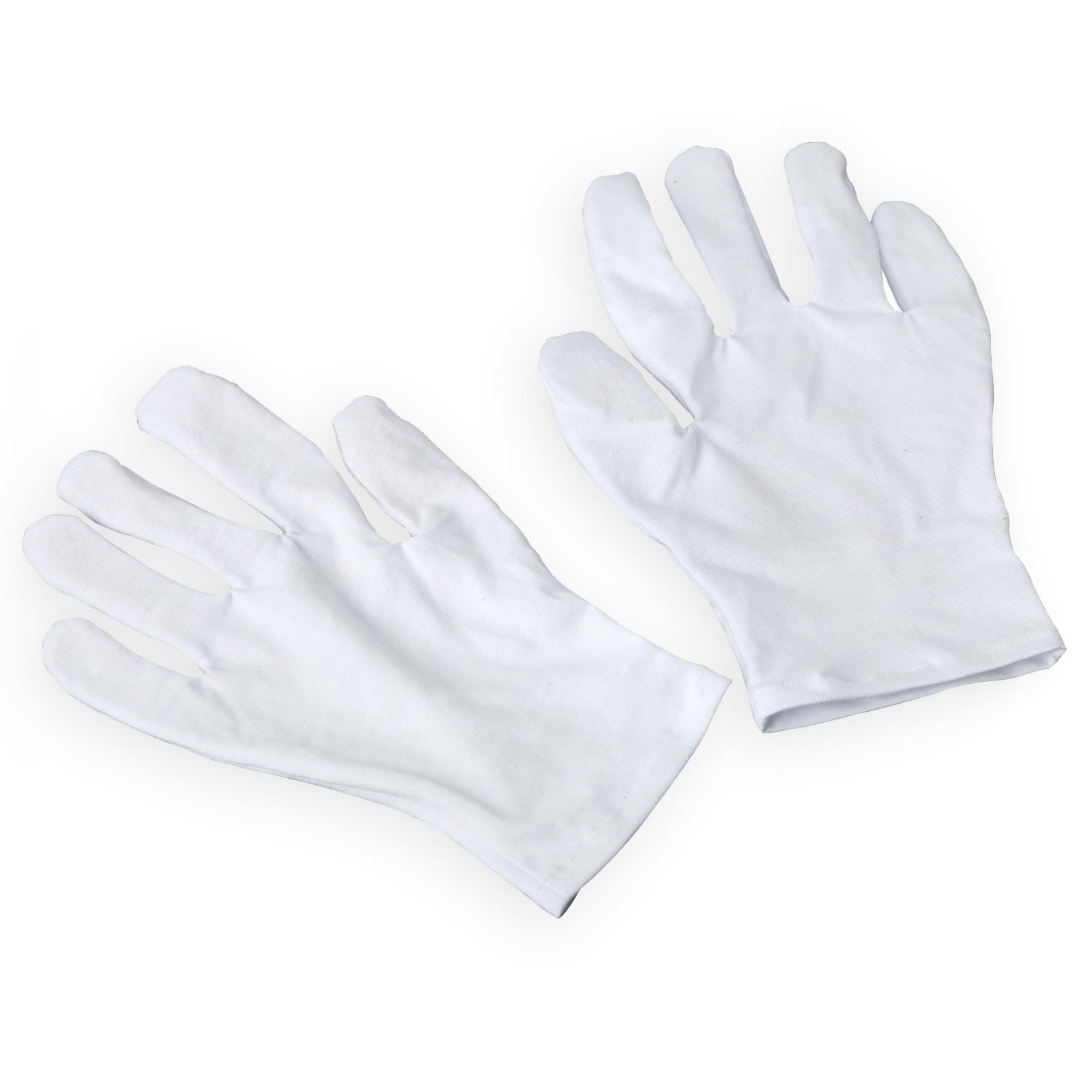 Santa Claus White Adult Gloves