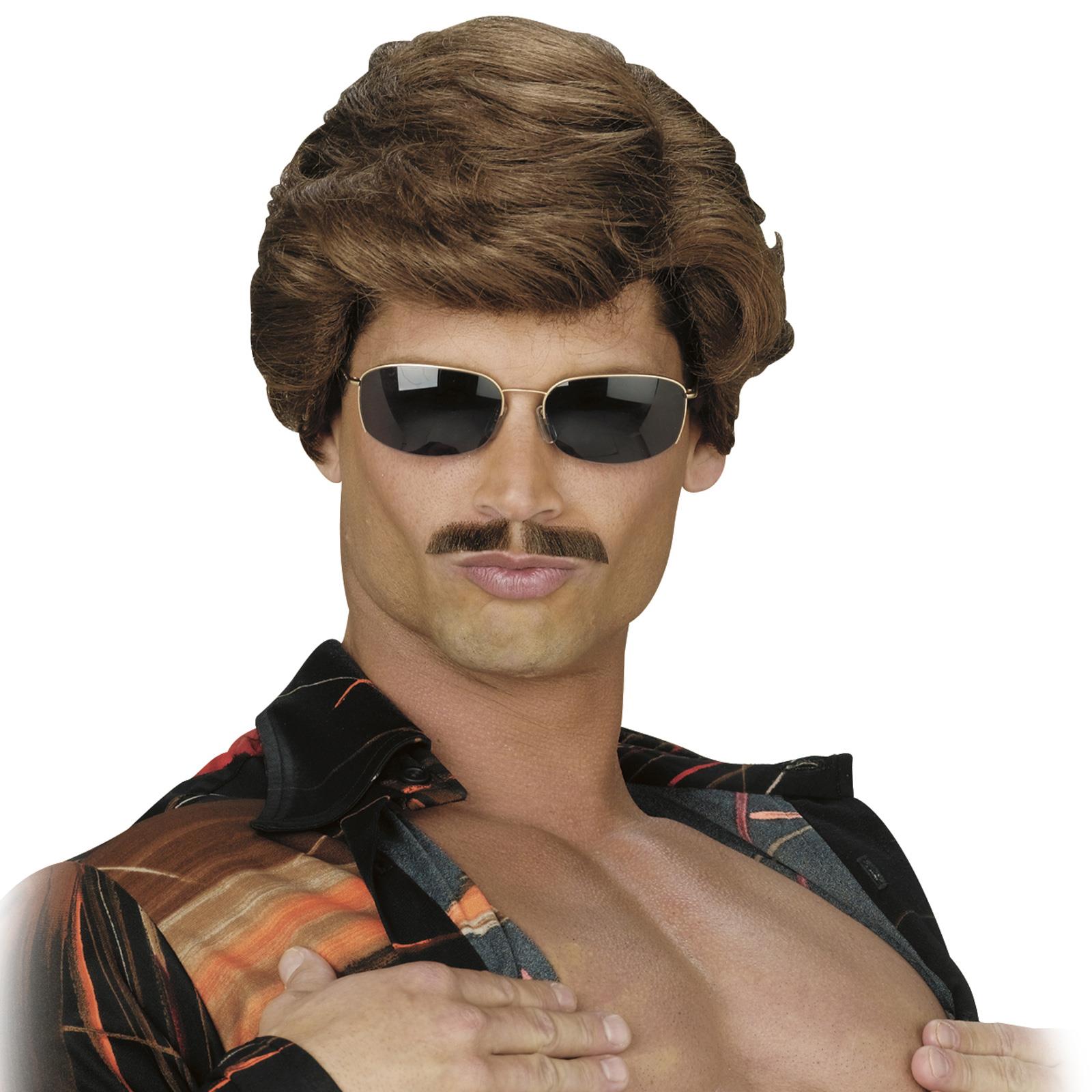 Leading Man Dark Brown Adult Wig