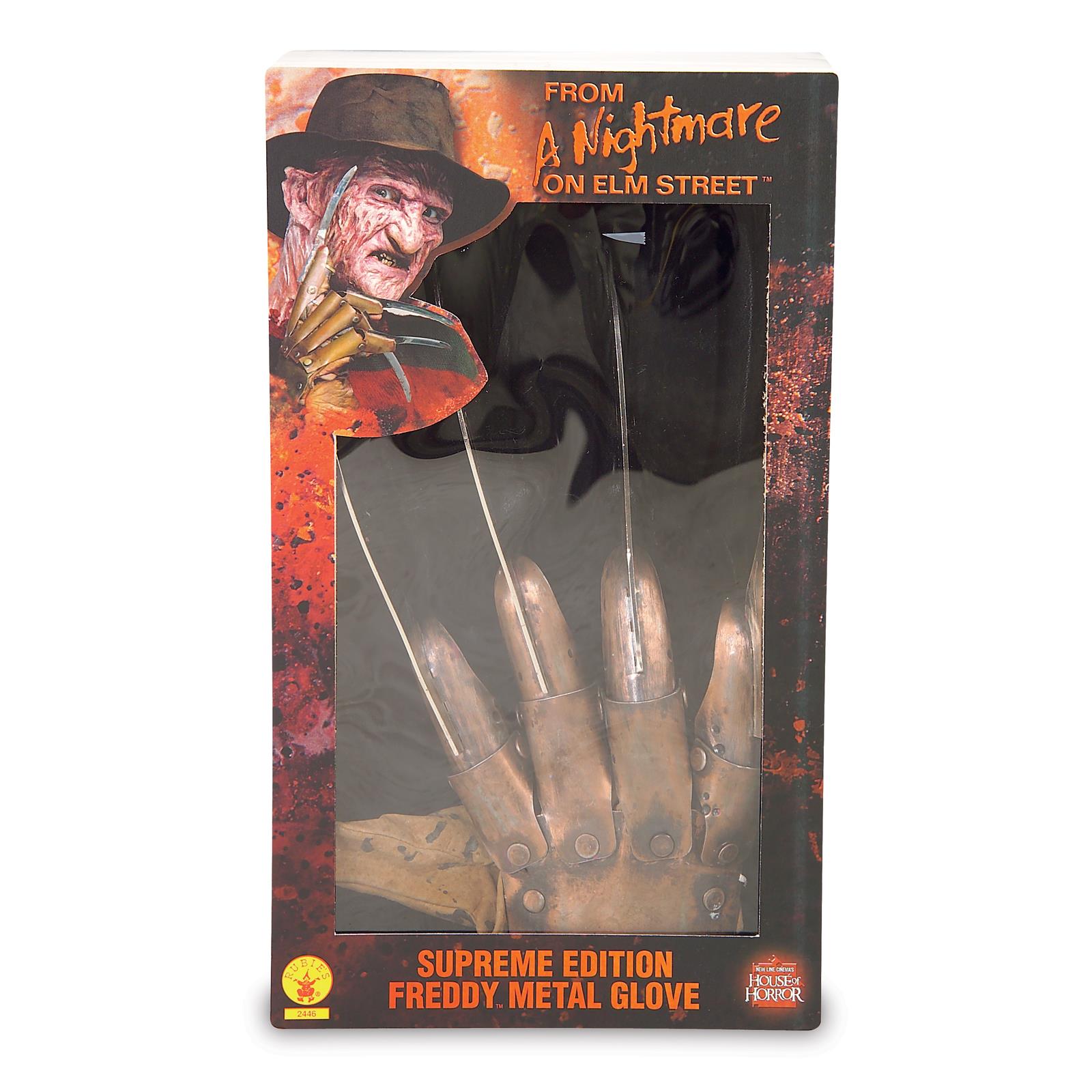 A Nightmare on Elm Street Freddy Krueger Deluxe Metal Adult Glove