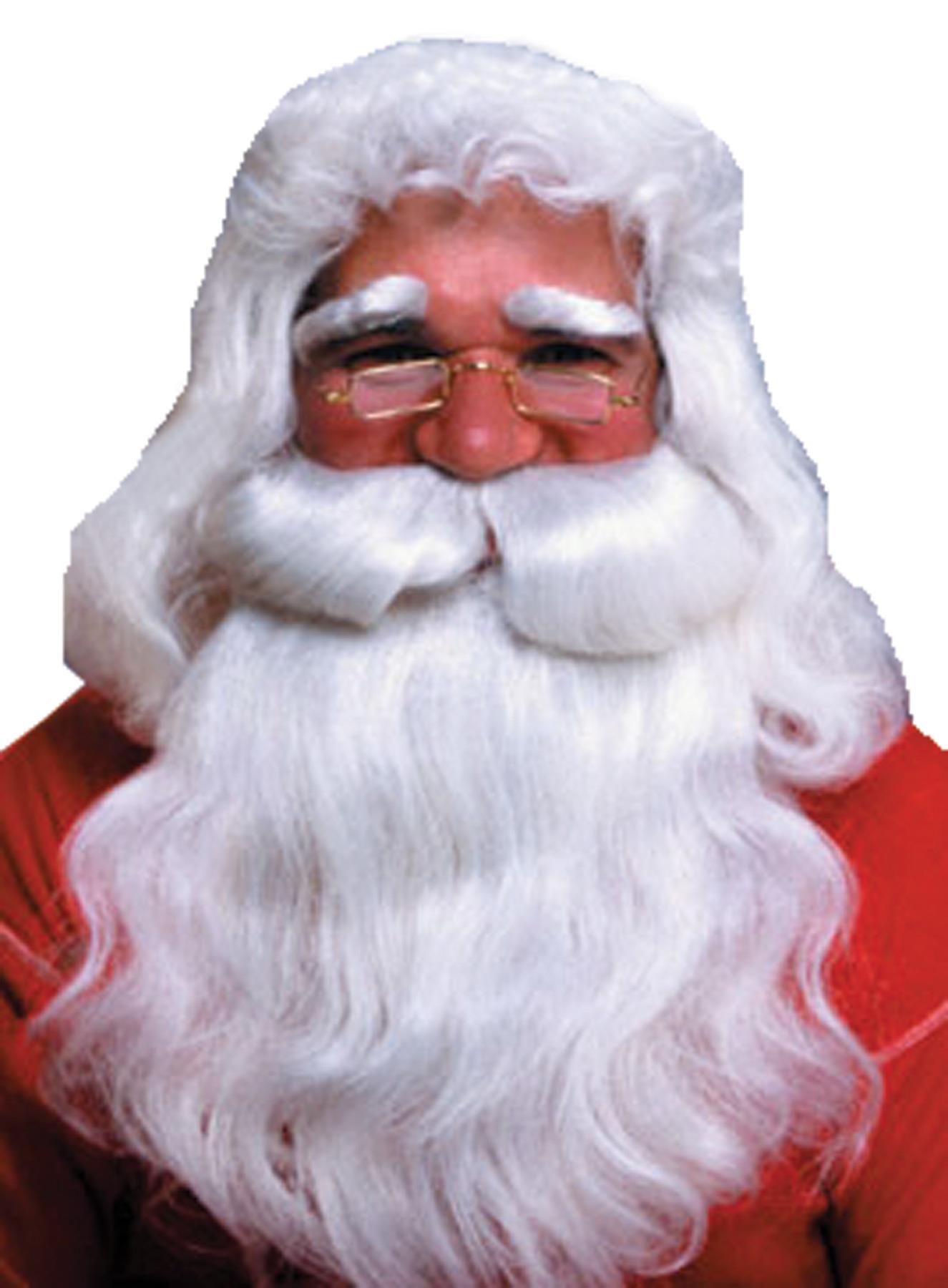 Santa Feature Beard and Wig Adult Set