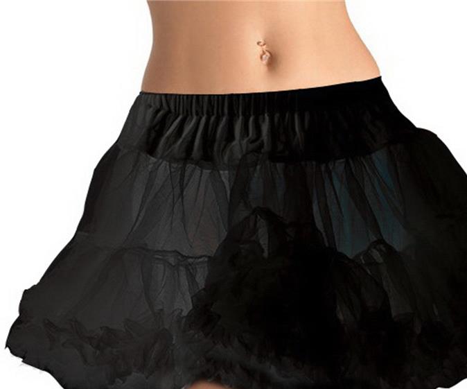 Tulle Petticoat Black Plus Adult Costume Accessory
