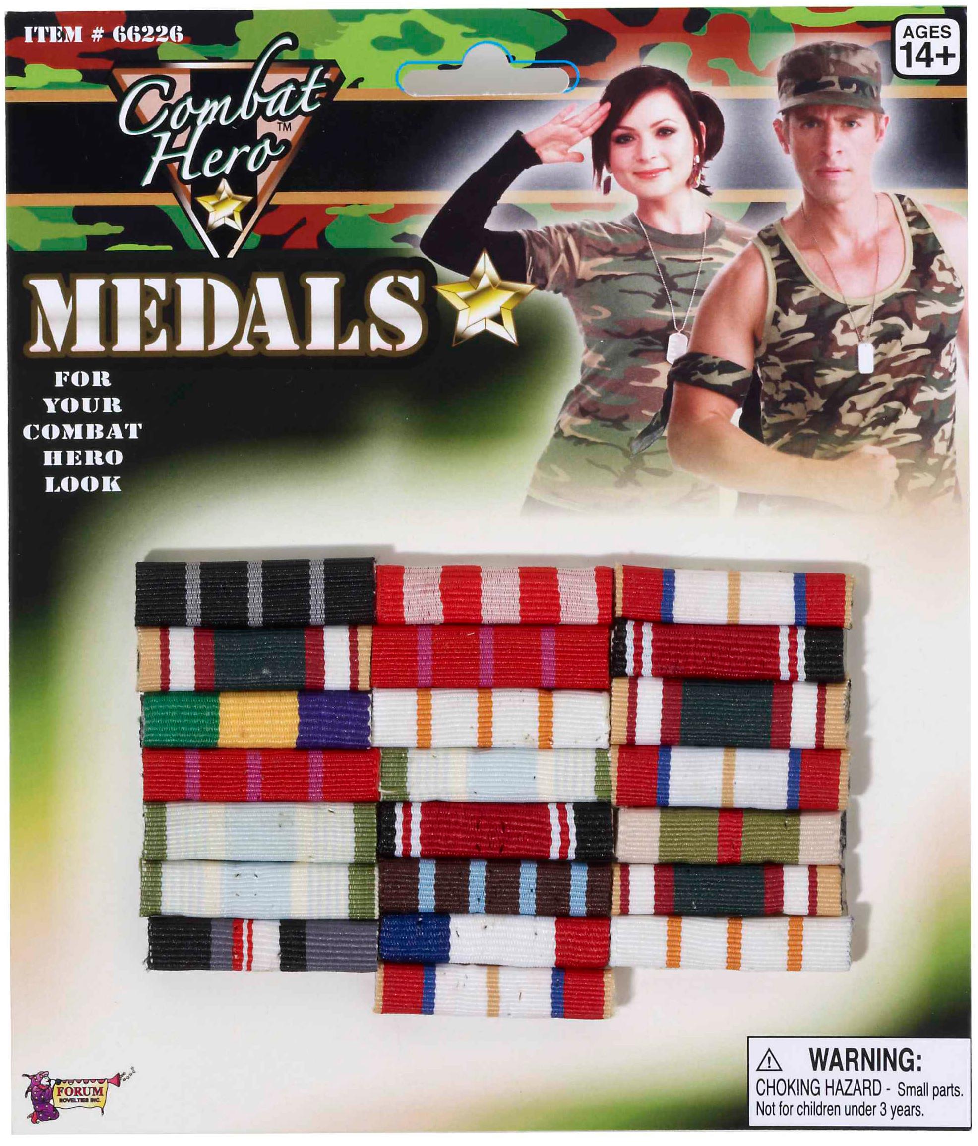 Army Tiered Medals Adult Costume Accessory