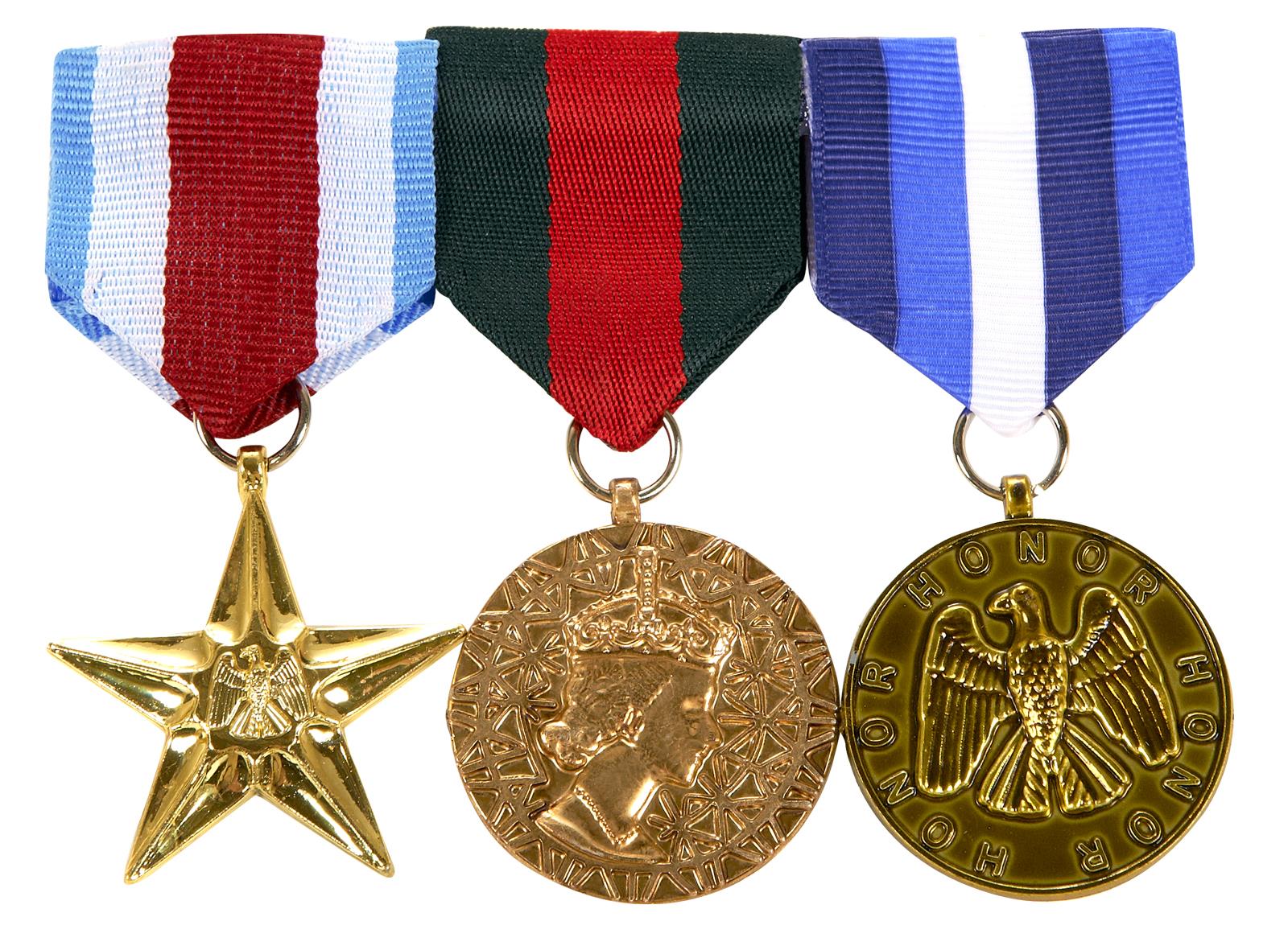 Three Army Medals Adult Costume Accessory