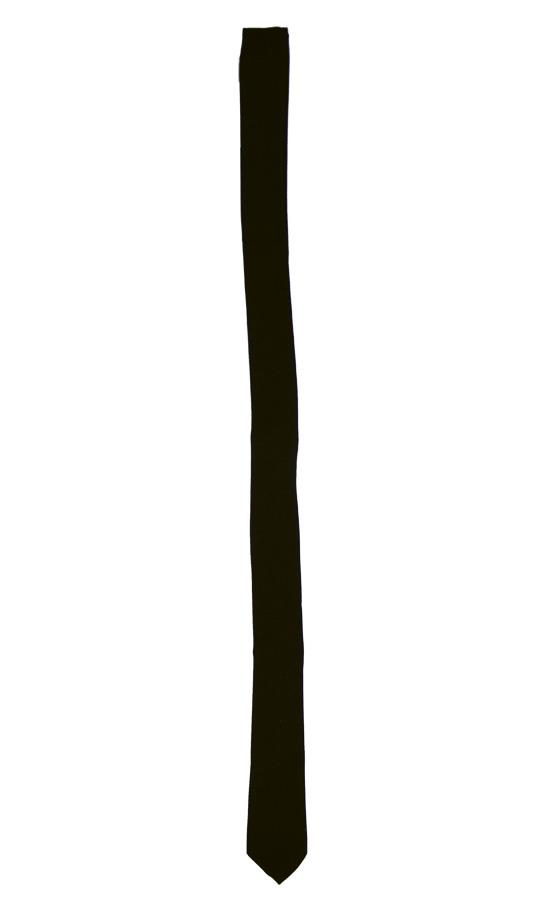 Gangster Long Black Tie Adult Costume Accessory