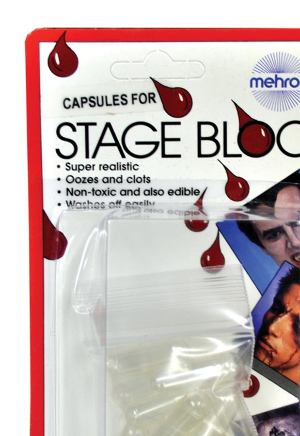 Mehron Blood Capsules Makeup Accessory Pack of 12