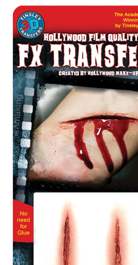 3D FX Cutter Tattoos Makeup Accessory