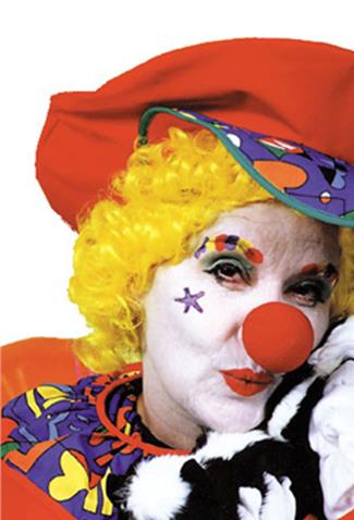 Sponge Clown Red Nose Costume Accessory
