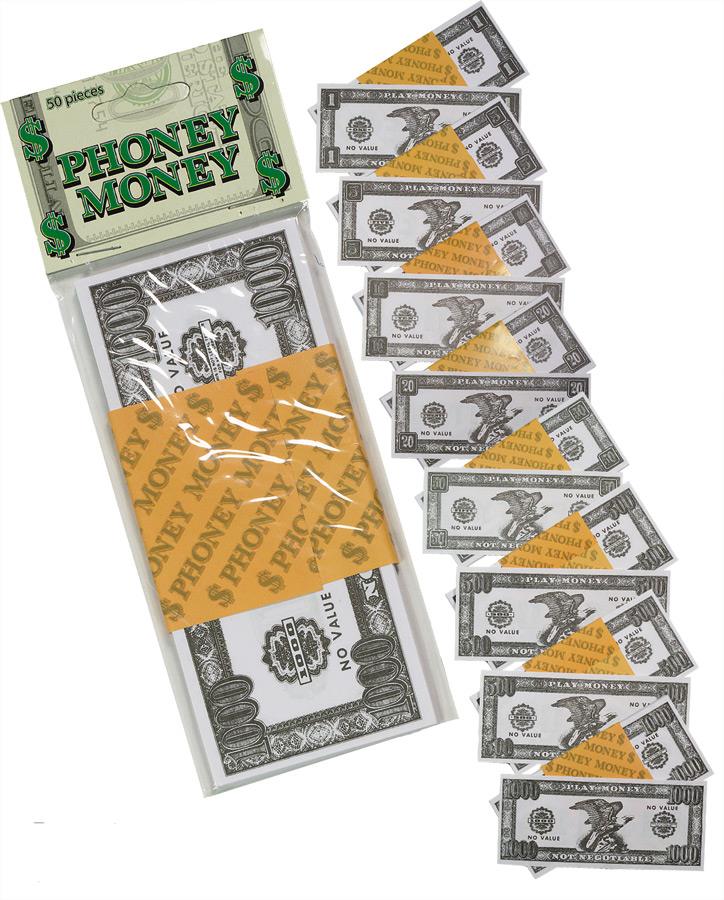 Phoney Money $100 Costume Accessory Pack of 50