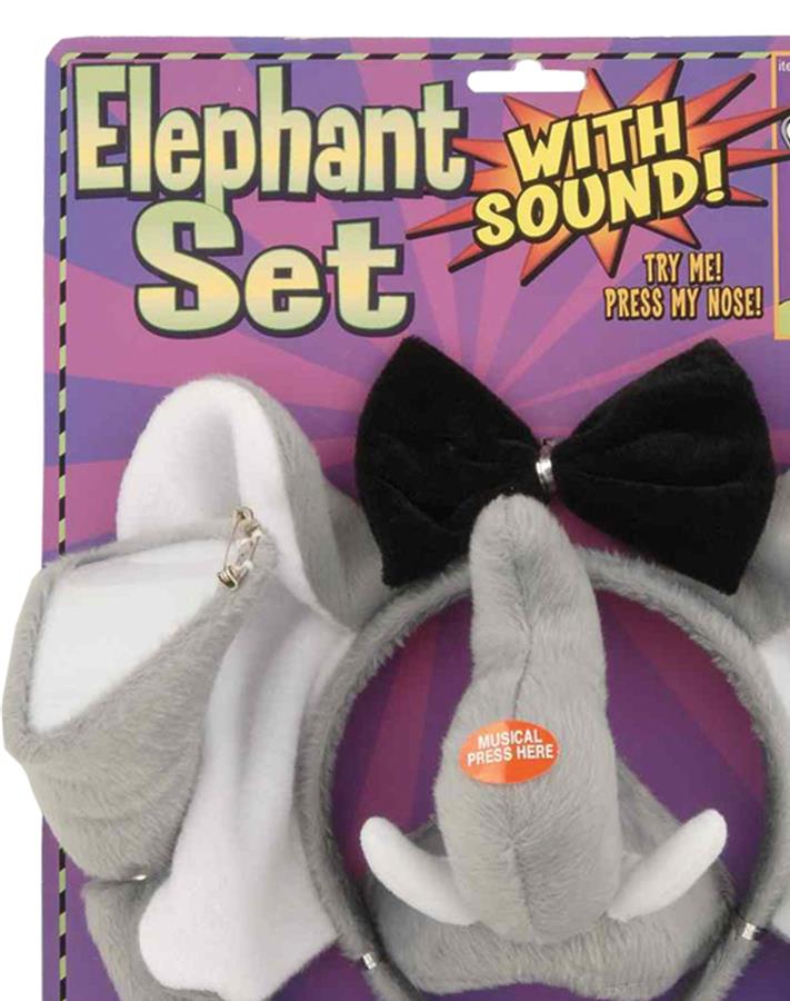 Elephant Ears Tail Nose With Sound Accessory Set