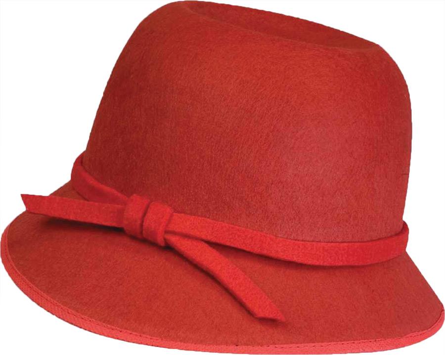 1920's Roaring Flapper Red Adult Hat