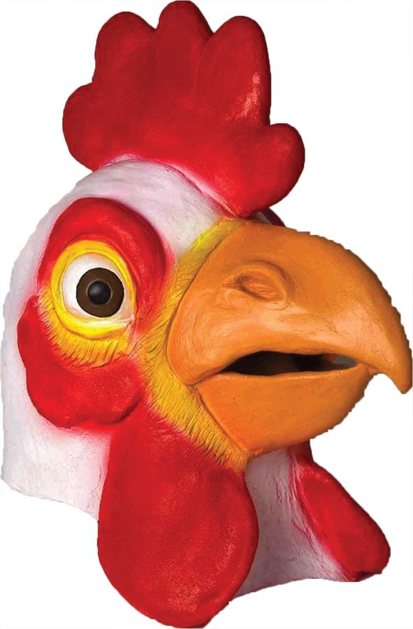 Chicken Full Overhead Latex Adult Mask 