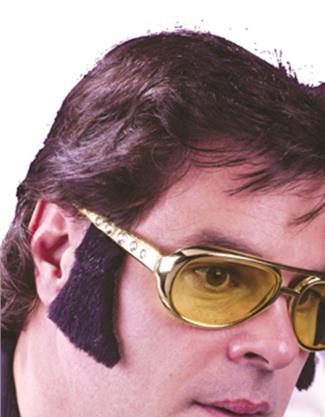 1950's Rocker Sideburns Adult Glasses
