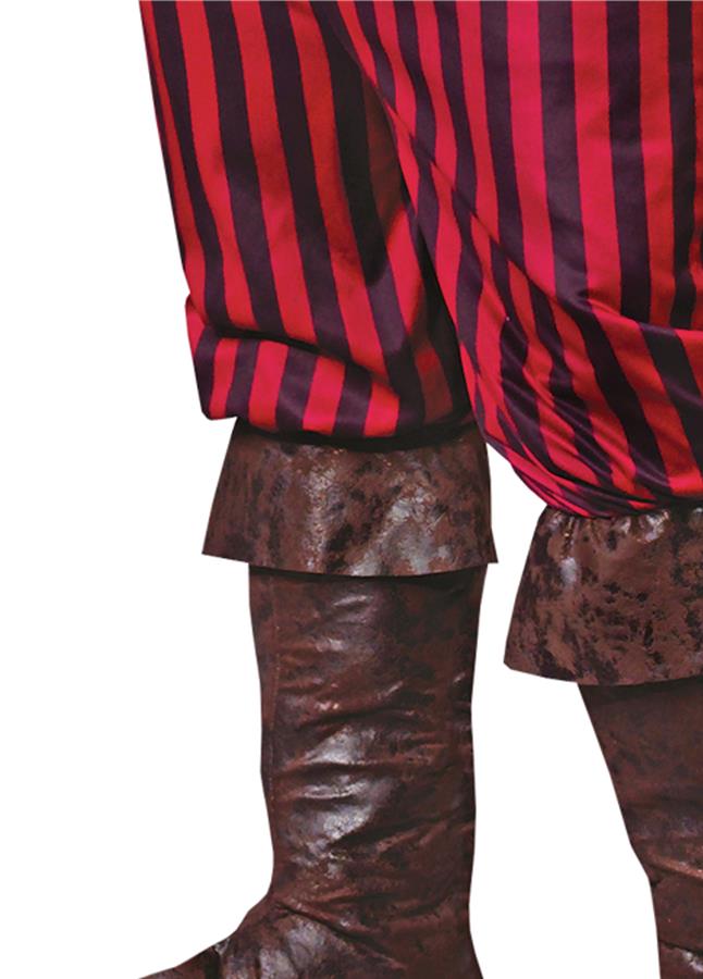 Medieval Pirate Leather Look Adult Boot Tops