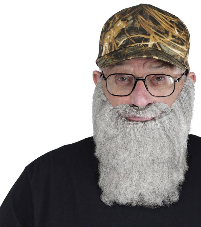 Crazy Quackers Camo Hat Beard Glasses Adult Costume Accessory