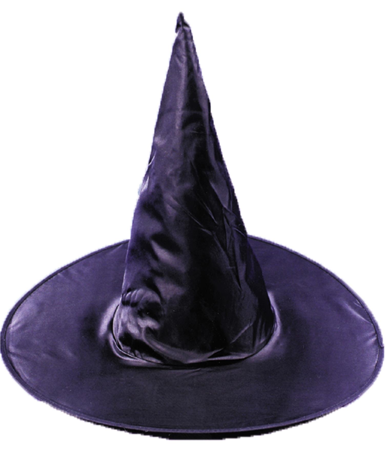 Taffeta Witch Black Adult Hat