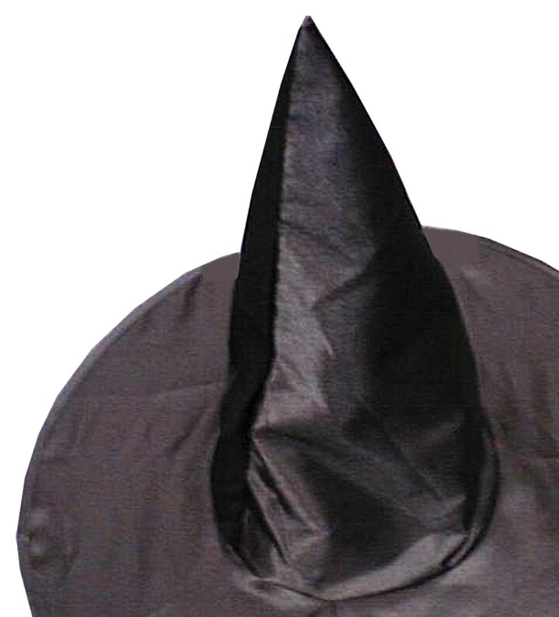 Deluxe Satin Witch Black Child Hat 