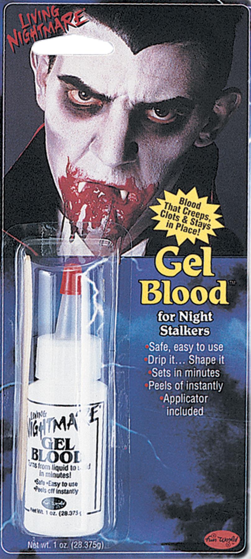 Living Nightmare Gel Fake Blood 1oz Makeup Accessory