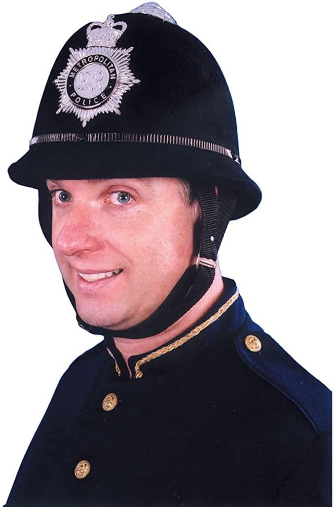 English Bobby Police Helmet Adult Hat