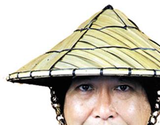Asian Conical Farmer Bamboo Adult Hat