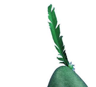 Economy Alpine Feather Adult Hat