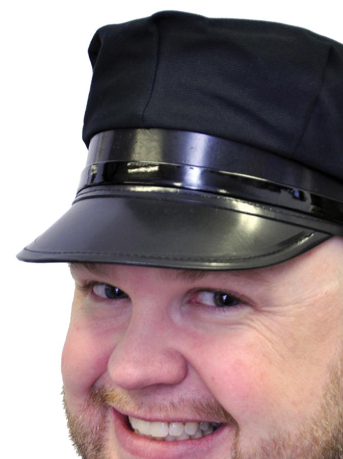 Economy Chauffeur Limo Driver Black Adult Hat