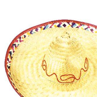 Mexican Straw Sombrero Adult Hat