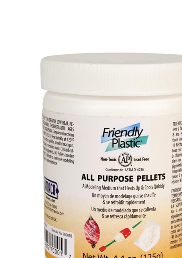 Friendly Plastic 4.4oz Jar Makeup Accessory