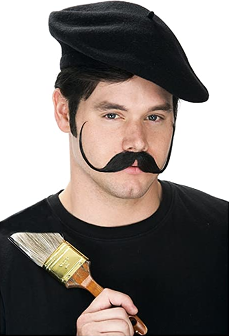 Wired Artiste Mustache Adult Costume Accessory