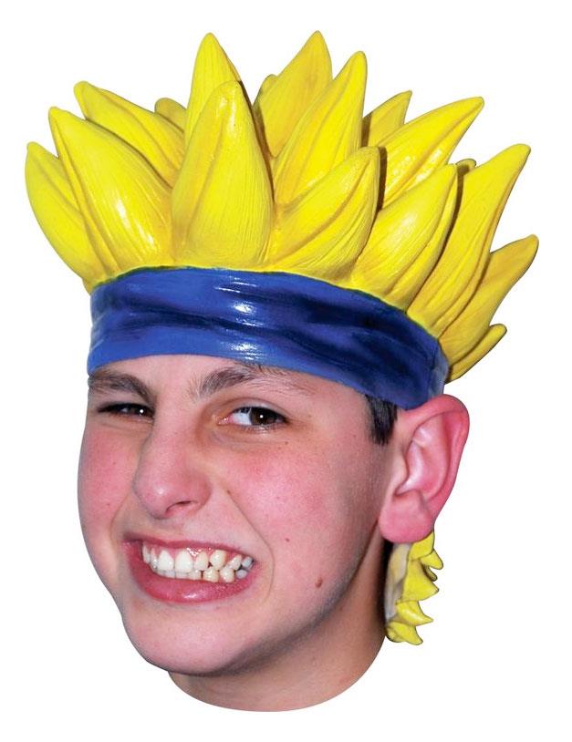 Naruto Yellow Latex Anime Adult Wig