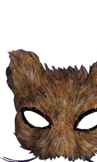 Feather Cat Eye Adult Mask
