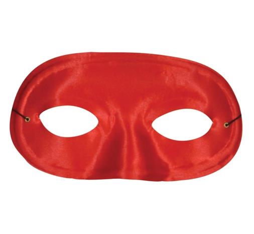 Bandit Half Domino Red Adult Mask