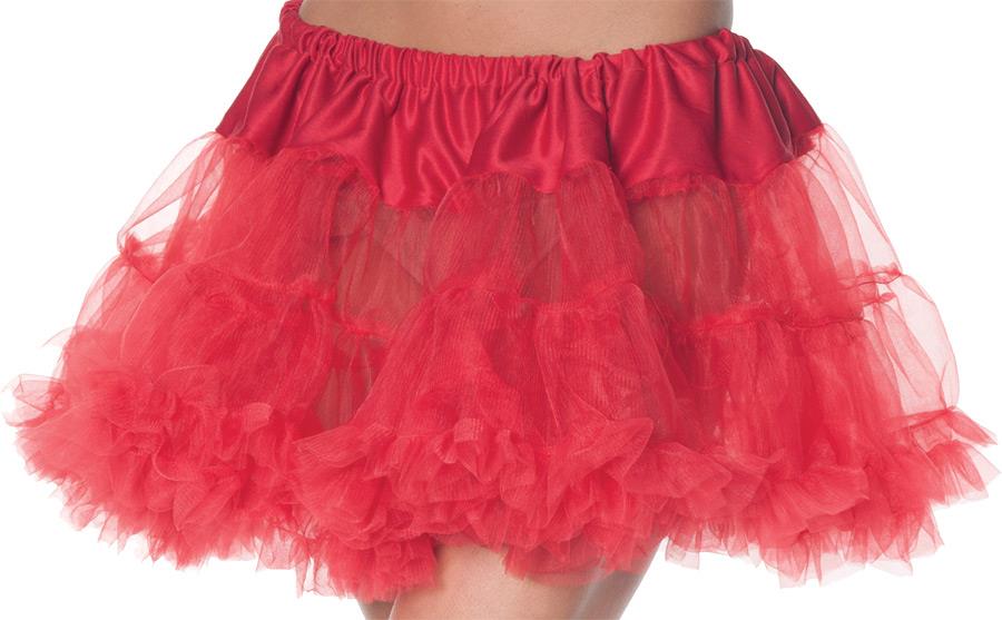 Red Petticoat Tutu Adult Costume Accessory
