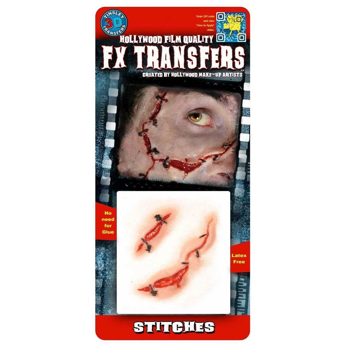 3D FX Small Stitches Tattoos Makeup Accessory