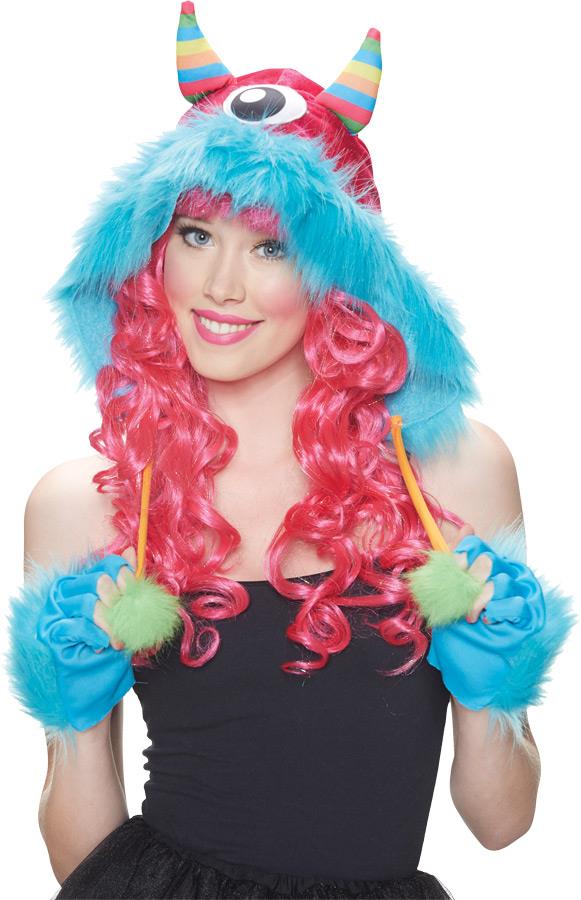 Monster Rainbow Hood Adult Costume Accessory