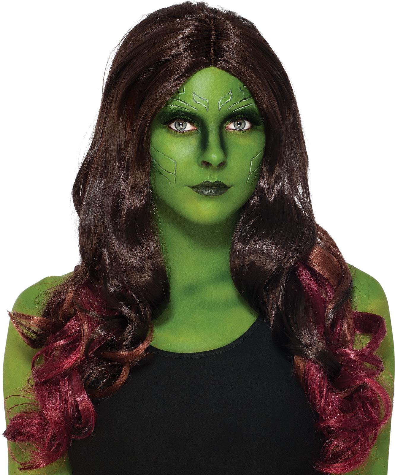 Guardians of the Galaxy Gamora Deluxe Adult Wig