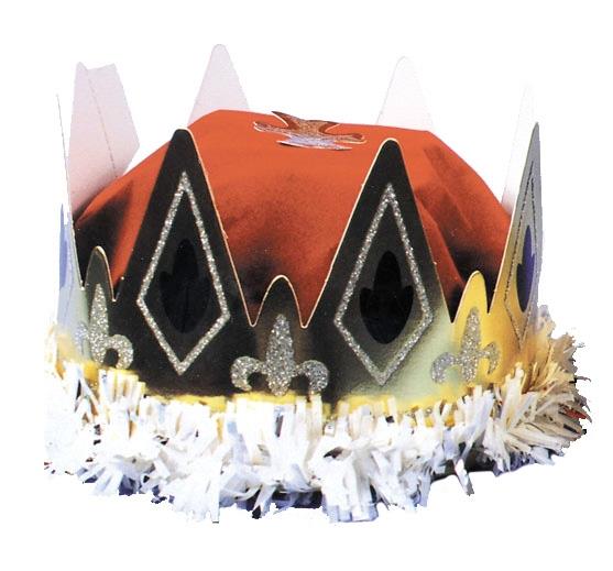 Crown Queen Paper Red Adult Costume Accessory