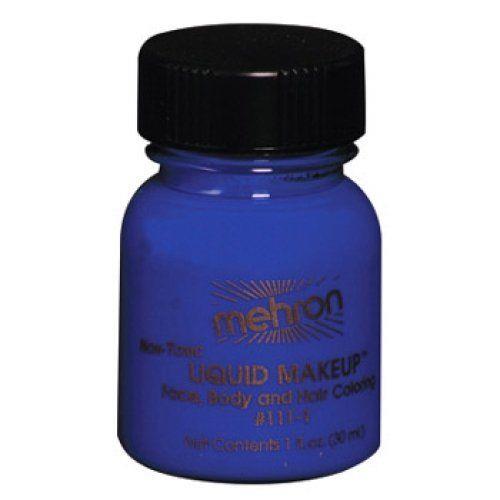 Mehron Liquid 1oz Blue Makeup Accessory
