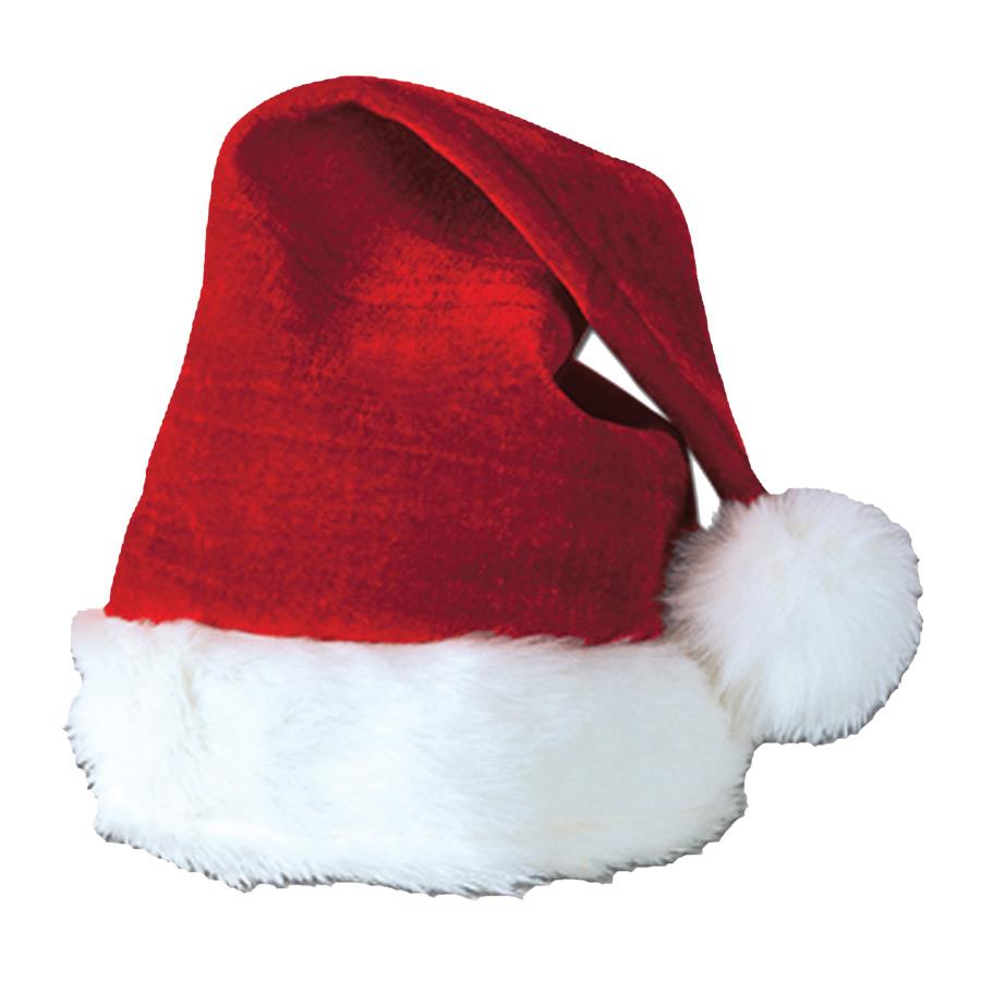 Santa Velvet Adult Hat