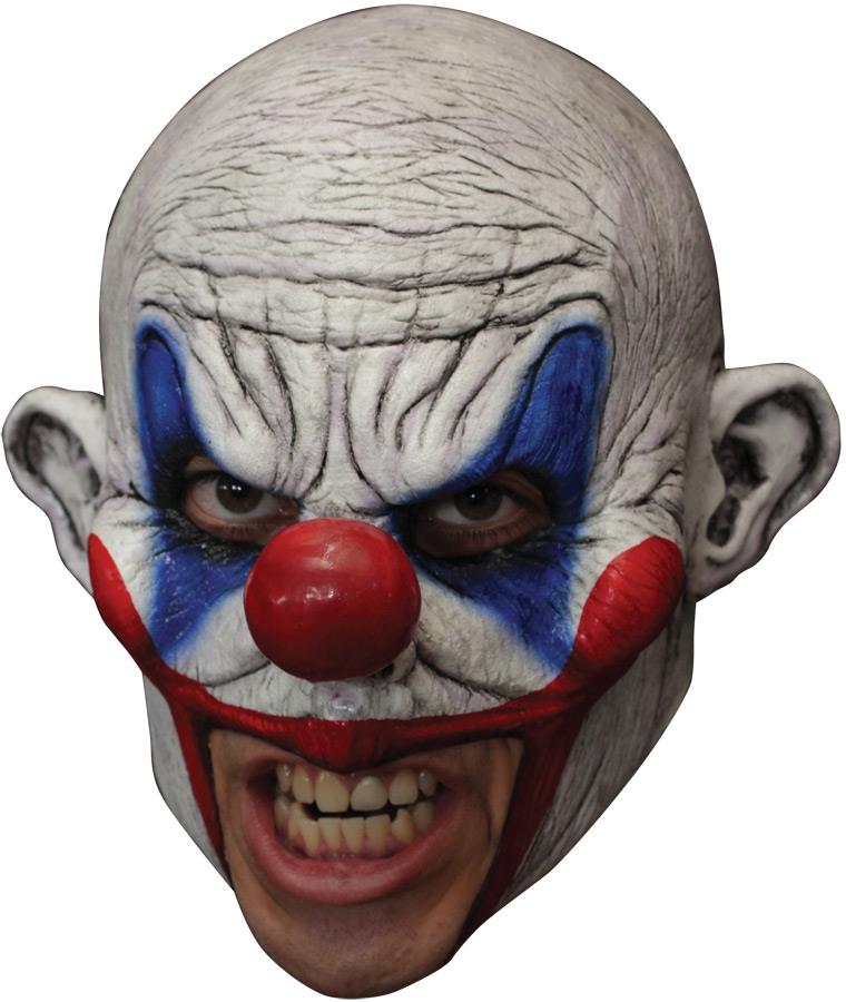 Clooney Clown Chinless Latex Adult Mask
