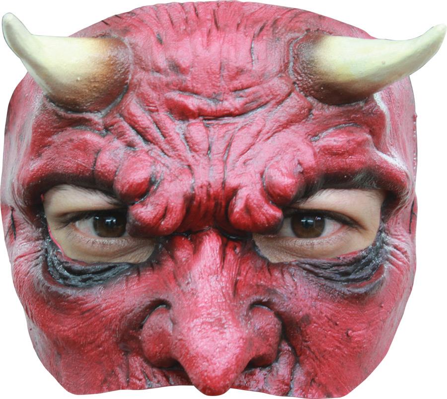 Devil Latex Half Adult Mask