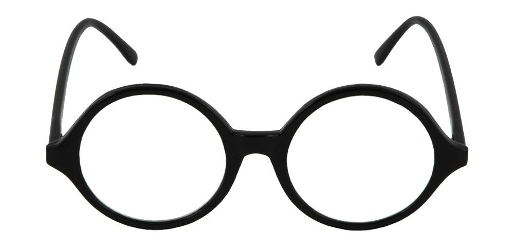 Professor Glasses Black Clear Adult Costume Accessory