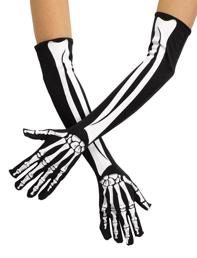 Skeleton Opera Adult Gloves